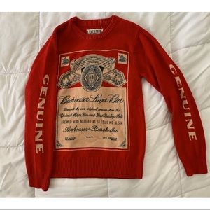 Vintage 1980s Budweiser Sweater